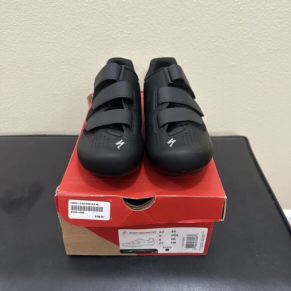 Specialized Torch 1.0 Road Bike Cycling Shoes Men’s Size 9 Black EUC main image 10